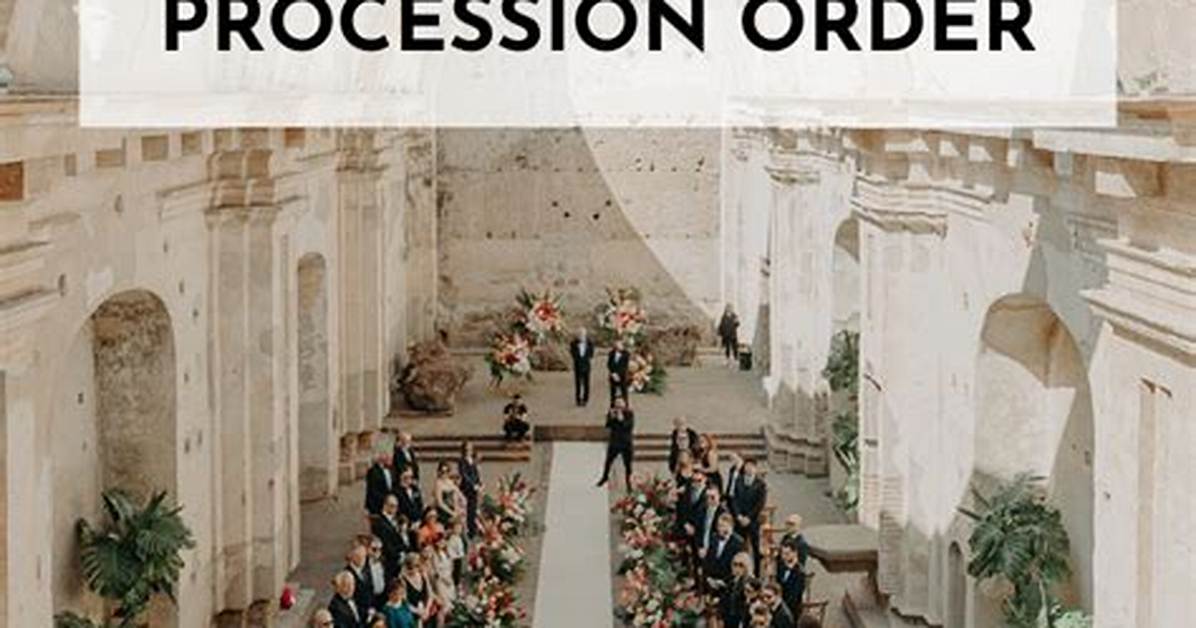 During a Wedding Procession?