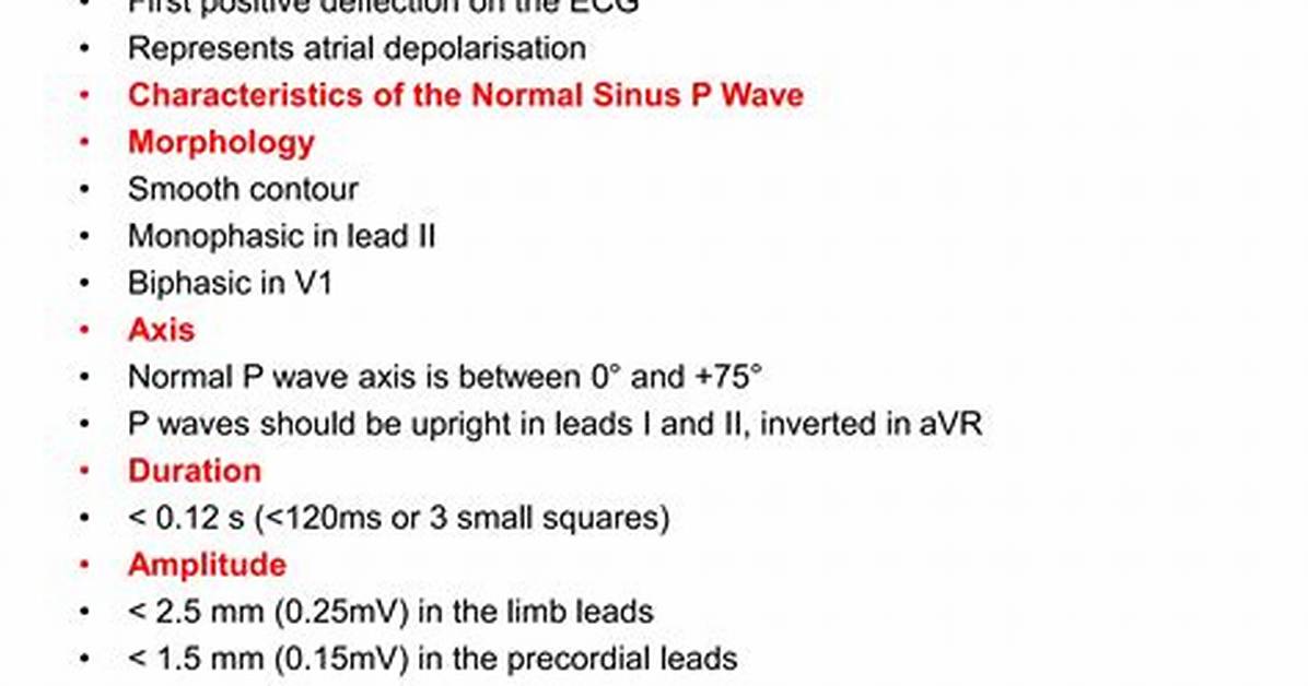 During the P Wave?