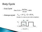 Duty Cycle Formula