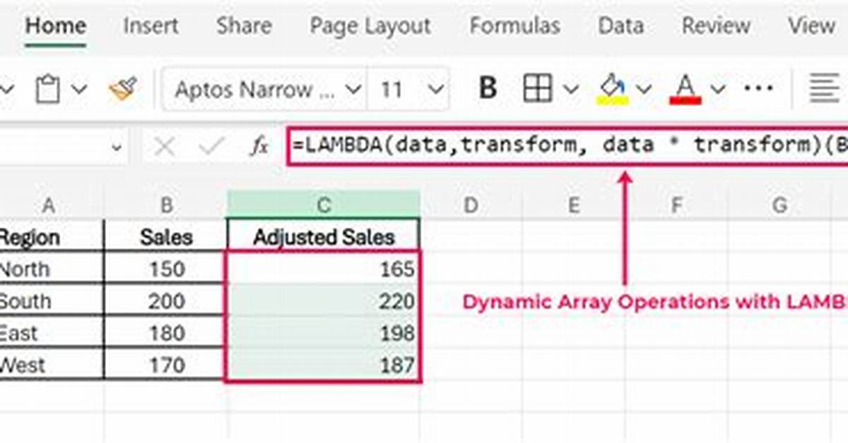Dynamic Table Name in Excel Lambda Function with Structured References Without Indirect