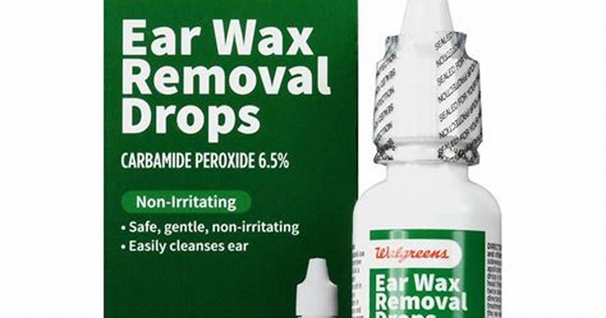 Ear Drops Walgreens