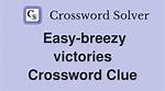 Easy-Breezy Crossword Clue