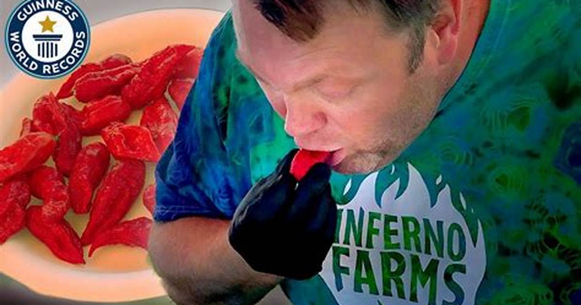 Eating Ghost Pepper