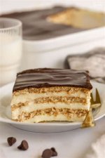 Eclair Cake - Celebrating Sweets