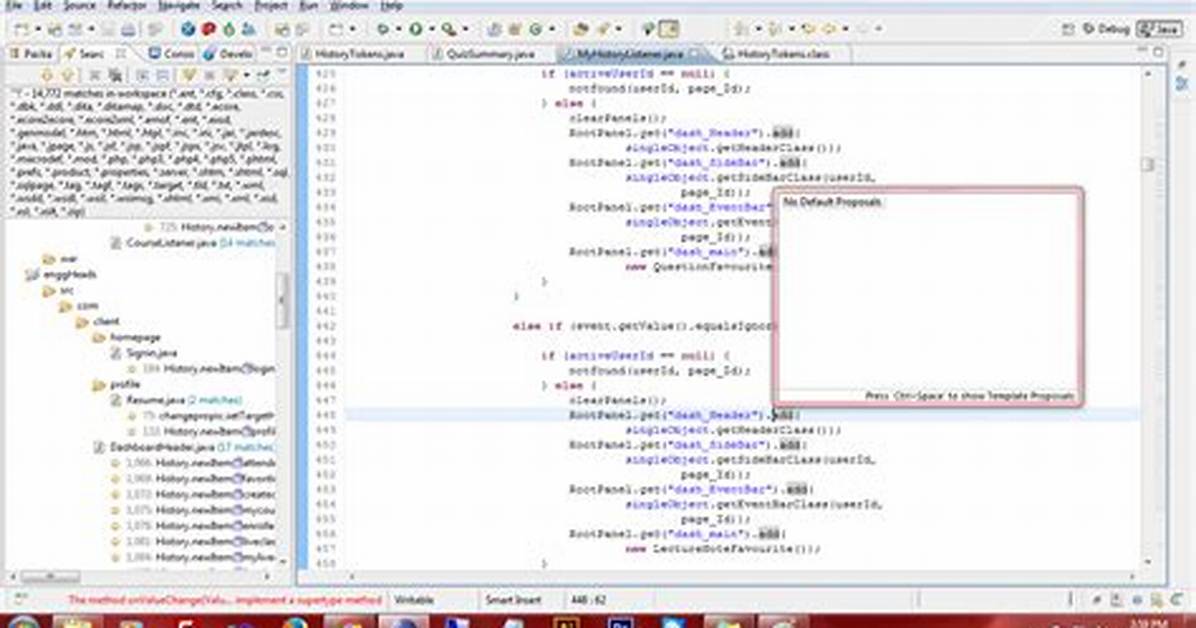 Eclipse Autocomplete Not Working
