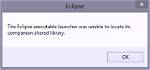 Eclipse Executable Launcher Error: Unable to Locate Companion Shared Library