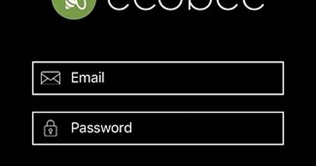 Ecobee Login