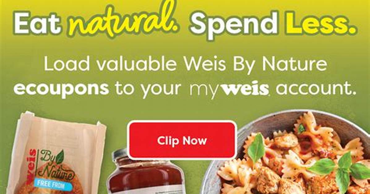 Ecoupons Weis