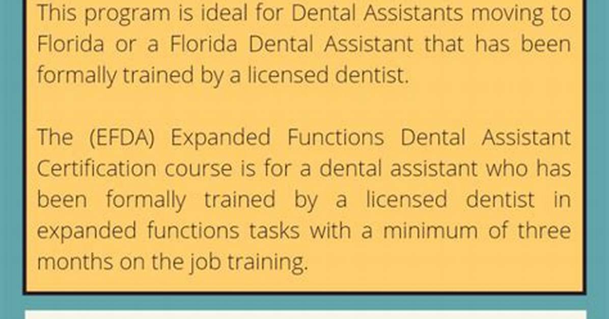 Efda Certification