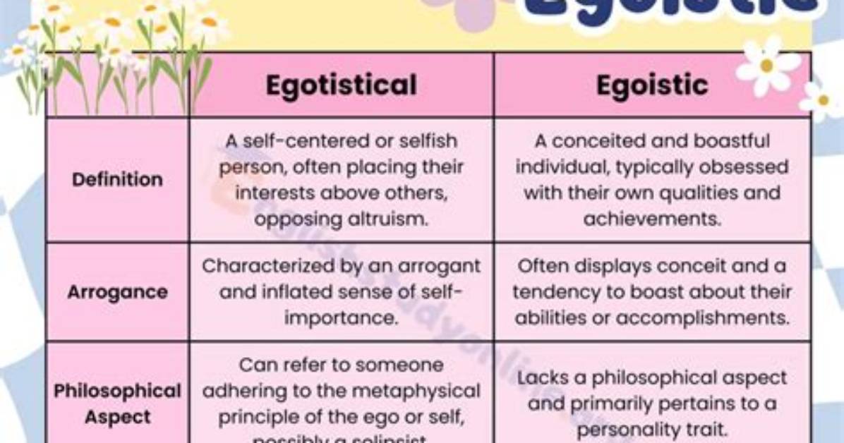 Egotistical