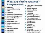 Elective Rotations