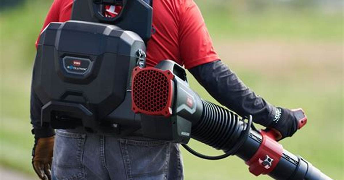 Electric Leaf Blower Backpack