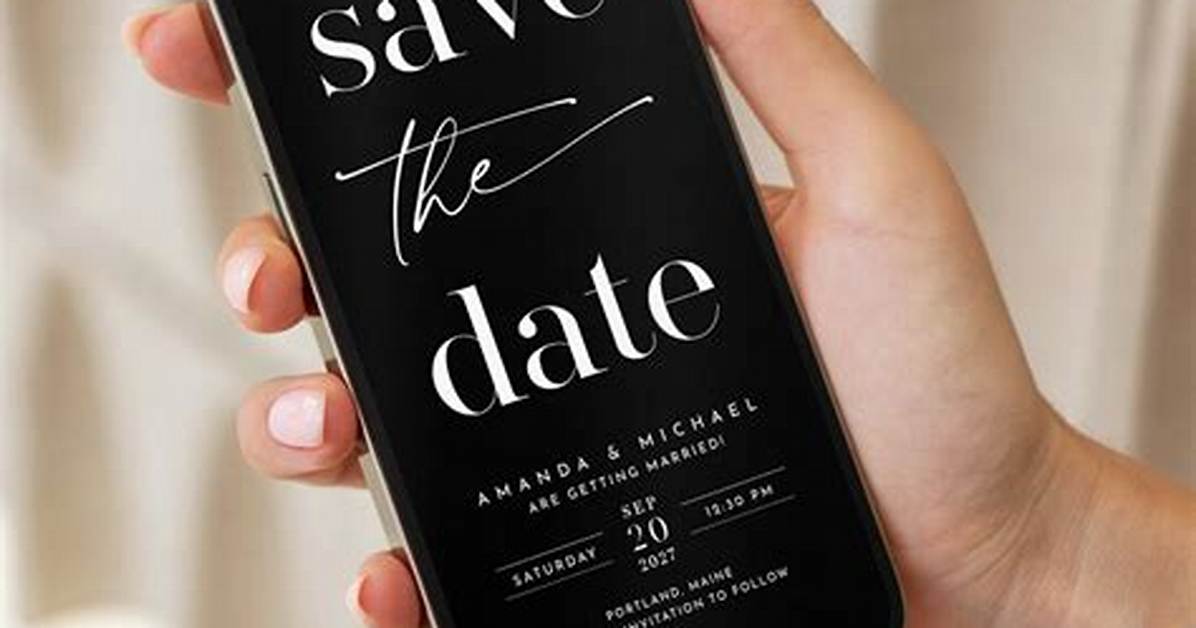 Electronic Save the Date