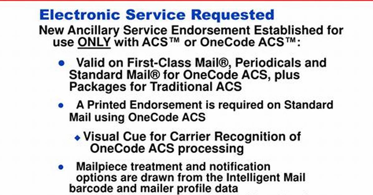 Electronic Service Requested