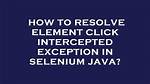 Elementclickinterceptedexception: Message: Element Click Intercepted Element Is Not Clickable Error Clicking a Radio Button Using Selenium and Python