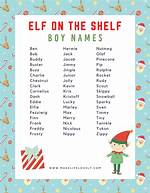 Elf Names Boy
