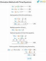 Elimination Method