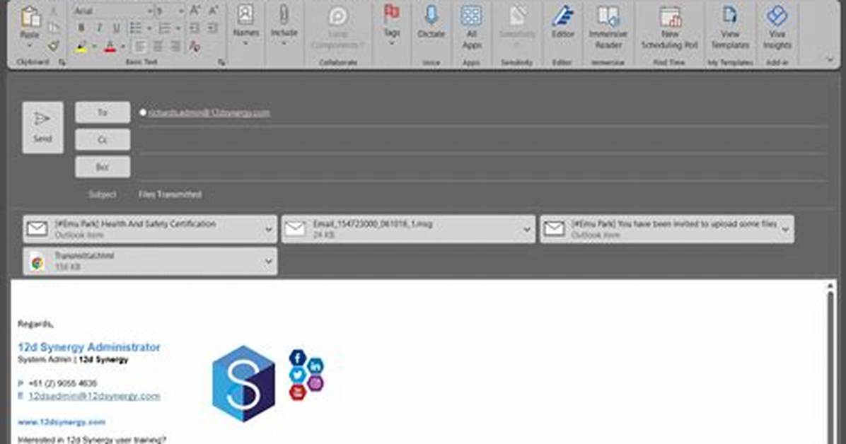 Email Transmit Button