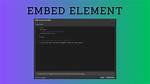 Embed Image in a Element