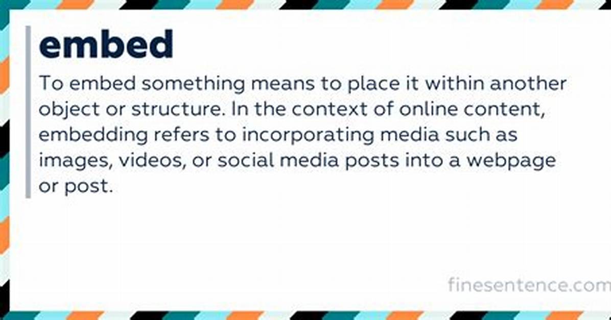 Embed Meaning