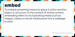 Embed Meaning