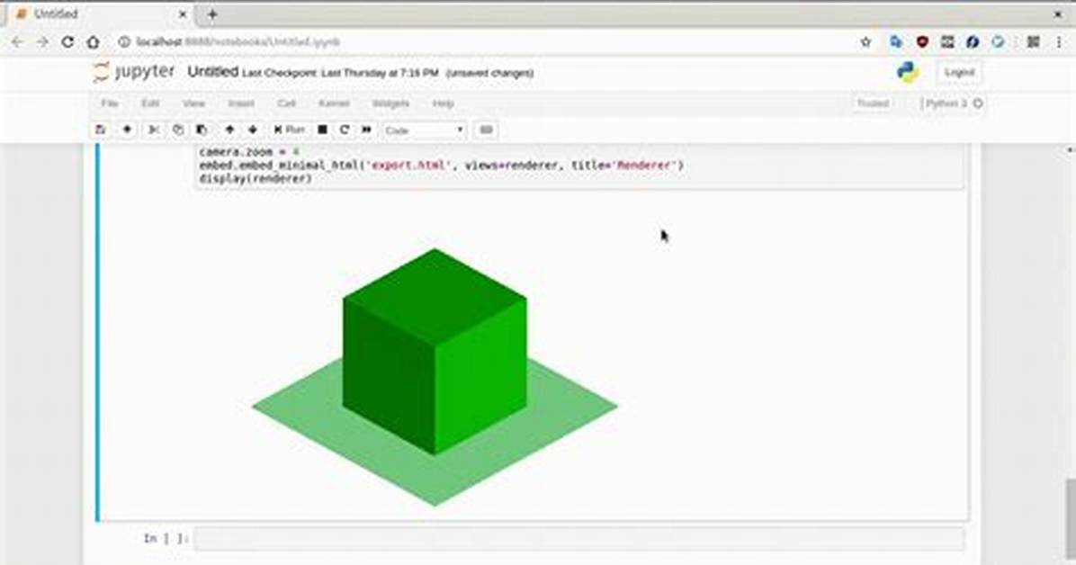 Embed Widgets with Pythreejs: Wrong Perspective and Camera Look-At