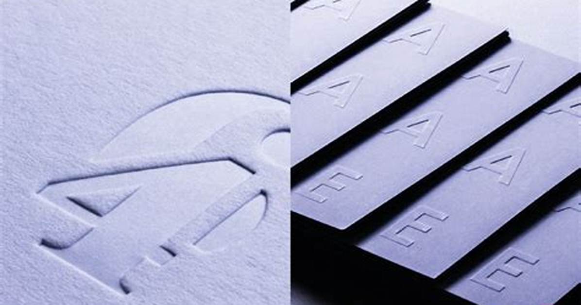 Embossed vs Debossed