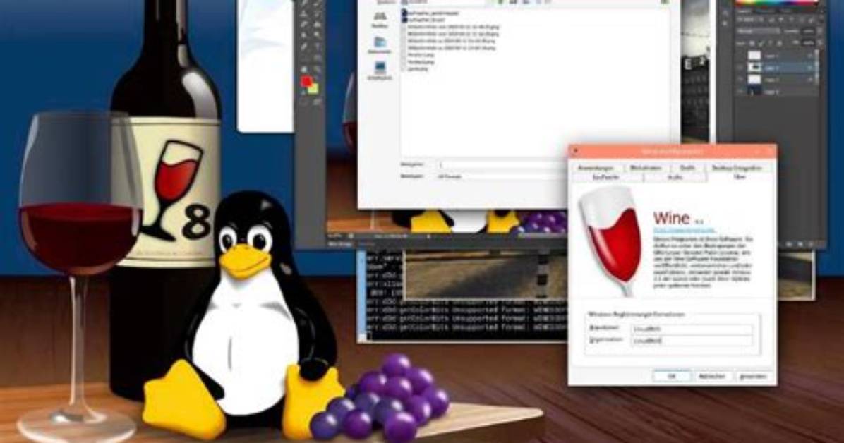 Empty Wine Desktop Under Linux?
