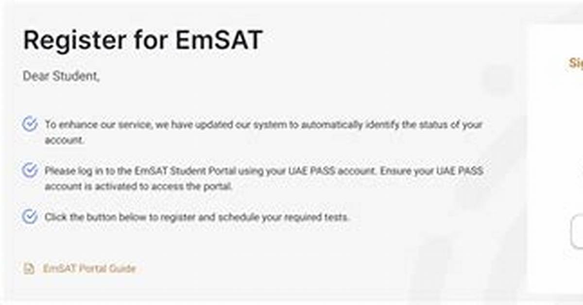 Emsat Registration
