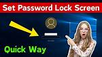 Enable Password on Lock Screen