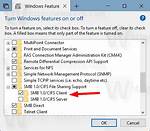 Enable Smb1 Windows 10