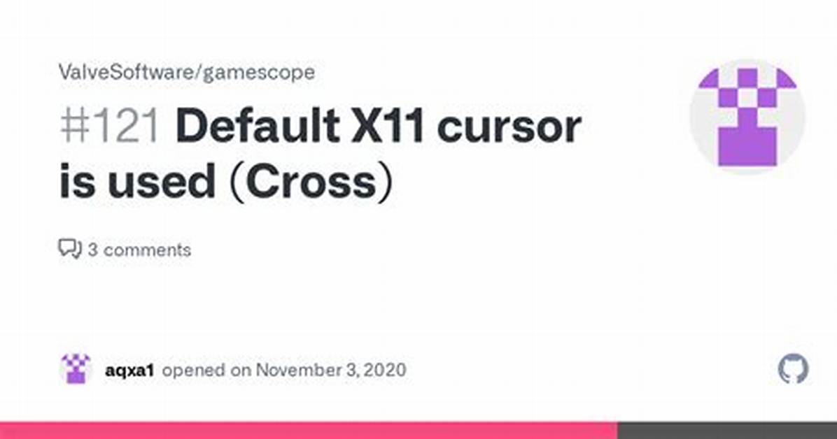 Enable Software Cursor in X11