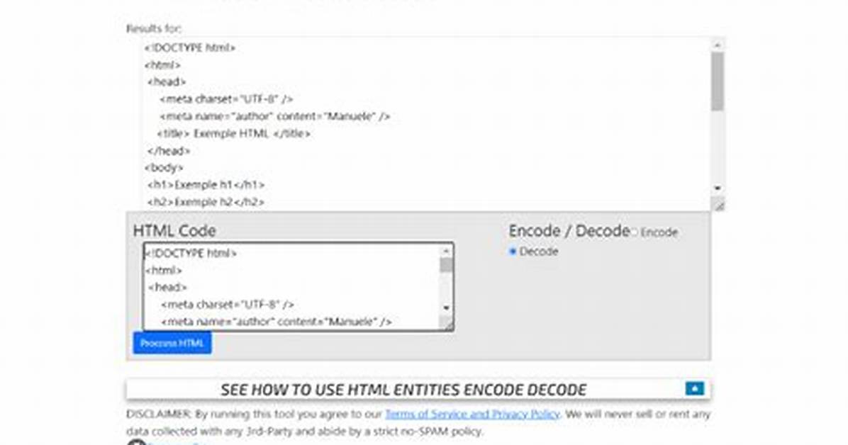 Encode Html Entities in Javascript