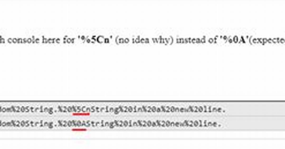 EncodeURIComponent Does Not Encode Line Breaks from Html Data Attribute