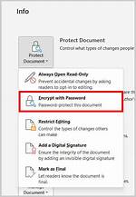 Encrypt & Password Protect Documents