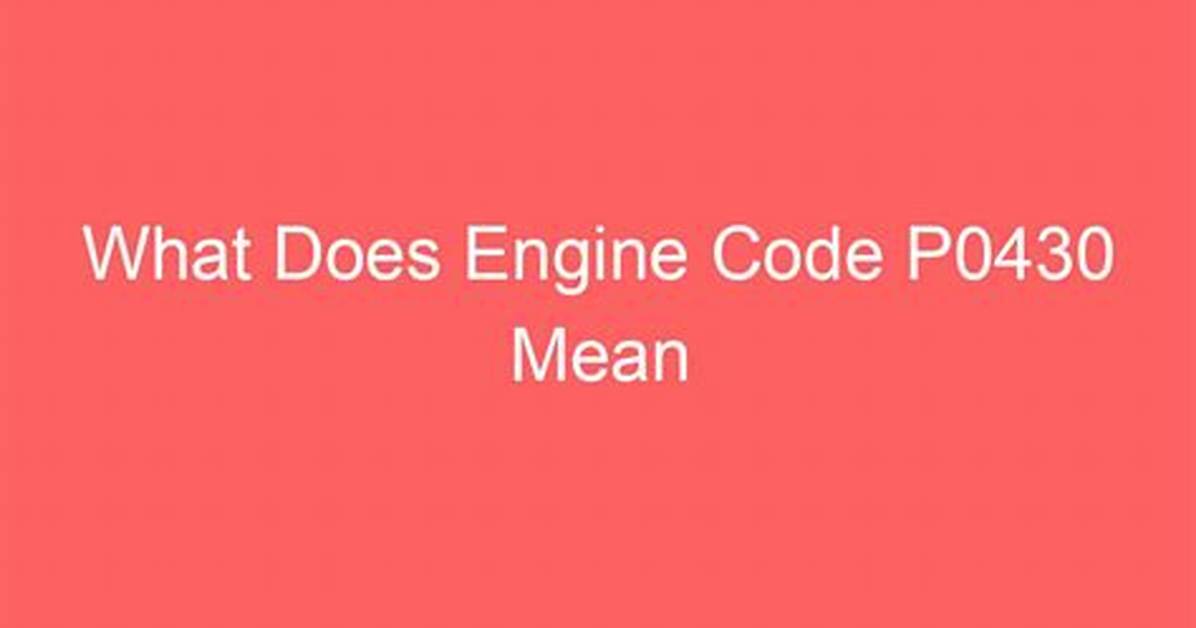 Engine Code