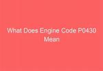 Engine Code