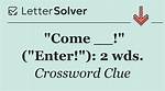 Enter: 2 Wds.