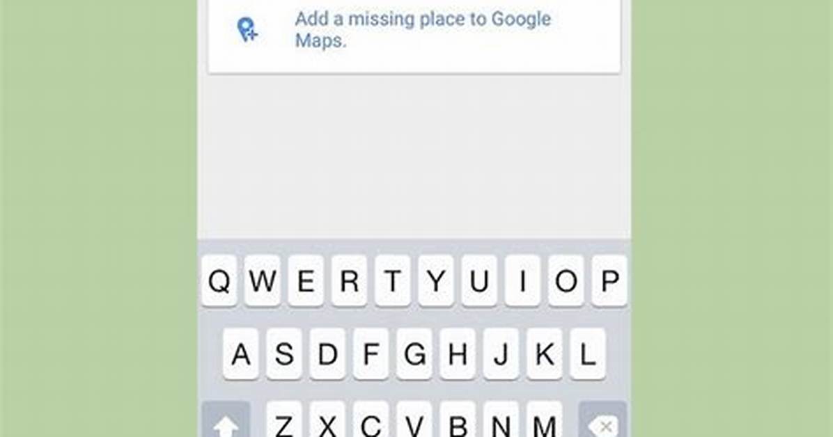 Enter Coordinates in Google Maps