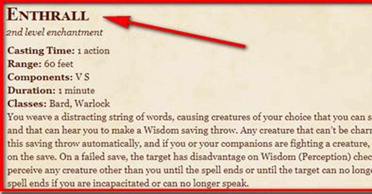 Enthrall 5E