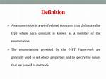 Enumeration Meaning