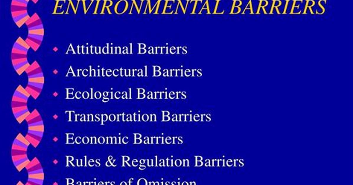 Environmental Barriers