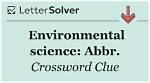Environmental Science: Abbr.