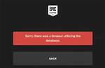 Epic Games 'Timeout Utilizing the Database': How to Fix Error on Fortnite