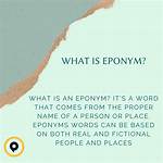 Eponym Examples