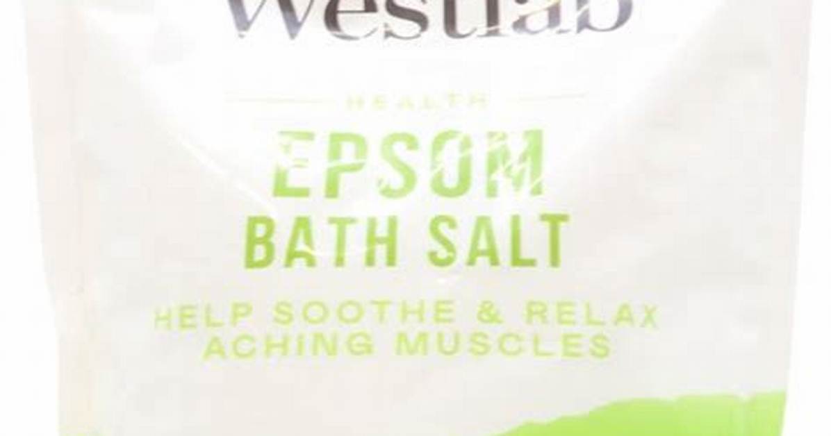 Epsom ___ (Bath Additives)