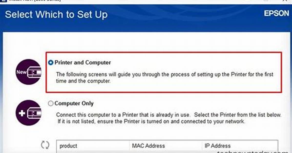 Epson Setup Cannot Find the Printer? Here’s What to Do