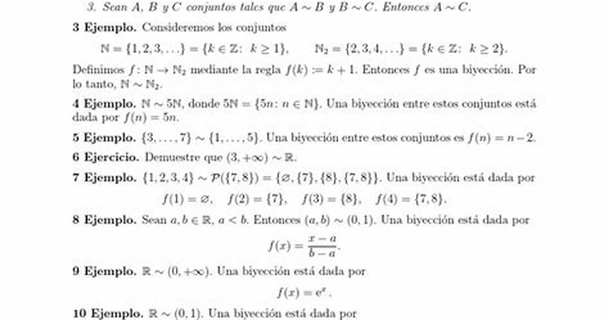 Equipotent Sets