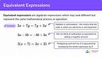 Equivalent Expressions Examples