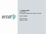 Ercot Unveils Plan for Invoicing Default Uplift Charges | Husch Blackwell Llp
